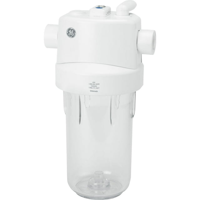 GE Whole House Water Filtration System, Reduces Sediment, Rust & More, Install Kit & Accessories Included, Filter Not Included, Replace Filters (FXHT