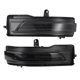 thumbnail image 1 of Espejo retrovisor lateral para puerta, luz LED de señal de giro, lámpara intermitente 68402096AA 68402097AA para Ram 1500 2019-2022, blanco, amarillo, LED, lente negra, 1 par, 1 of 1