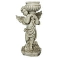 thumbnail image 4 of Northlight 17.5" Cherub Angel Bird Bath Outdoor Garden Statue, 4 of 5