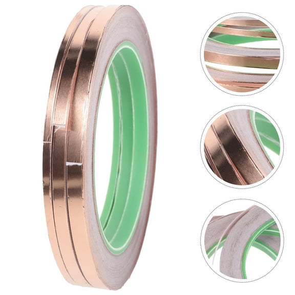 LEORX 3Rolls Waterproof Repair Copper Foil Tape with Conductive Adhesive for Electrical Devices Protection
