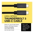 thumbnail image 4 of Koah Thunderbolt 3 (USB-C) Cable (40 Gbps, 2.5') - Supports 100W Charging, 0.8m, 4 of 6
