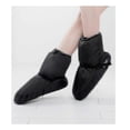 thumbnail image 4 of ZHAOCHENG Zapatos de baile de ballet cálidos, botas cortas acolchadas para mujer, zapatos de algodón, tallas 31 a 33, color negro, 4 of 4