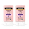 (2 pack) (2 Pack) Neutrogena Pure & Free Baby Mineral Sunscreen Stick, SPF 60, 0.47 oz