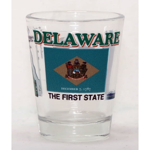 Delaware The First State All-American Collection Shot Glass