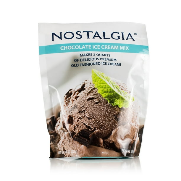 Nostalgia Chocolate Ice Cream Mix, 8 Oz.