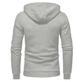 thumbnail image 3 of Mercatoo Teen Boys Zip up Ho𝐨dies Plain Thick Cargo Ho𝐨die Sweatshirts Youth Kids Fle𝐞ce Warm Jacket Outwear with Pockets, 3 of 6