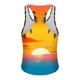 thumbnail image 4 of Camiseta de tirantes de cuello redondo para hombre, sin color, con estampado degradado, cuello redondo, tirantes finos, espalda con fugas, estilo informal, deportiva, para hombre, 4 of 4