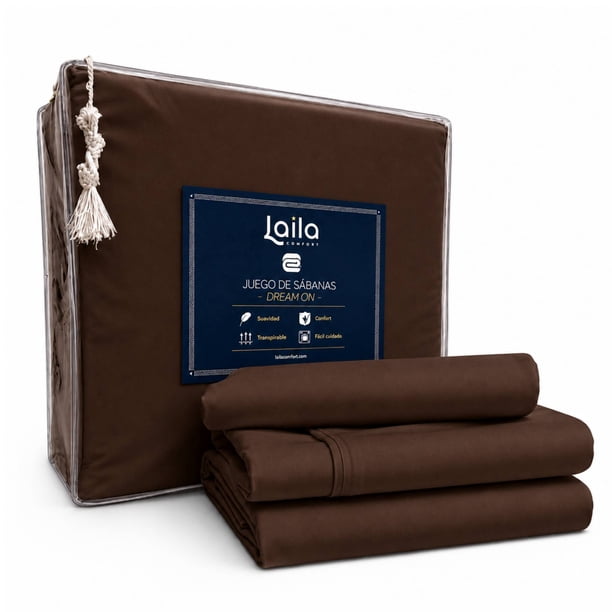 Juego de Sábanas Laila Comfort Premium 1800 Hilos