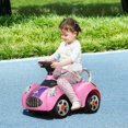 thumbnail image 2 of Qaba Baby Push Car with Music, Horn, Light, Pink, 2 of 9