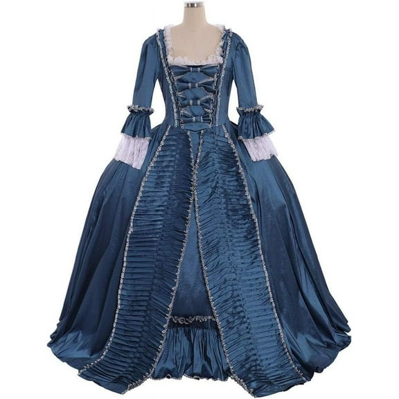 Women's Queen Marie Antoinette Rococo Ball Gown Gothic Victorian Dress