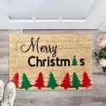 thumbnail image 1 of Puntoco 40*60Cmchristmas Bedroom Decoration Carpet Red Santa Claus Living Room Tea Table Sofa Mat Porch Mat, 1 of 2