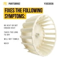 thumbnail image 3 of Piezas de rueda de ventilador Broz Y303836 compatibles con Whirlpool Maytag, 3 of 7