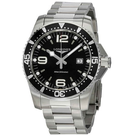 Longines Swiss Watches - Longines HydroConquest Black Dial Men's Watch L38404566