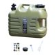 thumbnail image 1 of Contenedor de agua, cubo de agua con espiga con asa, sin fugas, jarra de almacenamiento de agua portátil, portador de agua para mochilero de barbacoa 40x23x34cm 25L shamjiam Contenedor de bebidas, 1 of 8