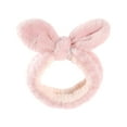thumbnail image 1 of Guardurnaity Diadema bonita con orejas de animales para maquillaje, banda para el pelo, aplicaciones amplias, cómoda de llevar, banda para el Ayudas para vestirse con gancho de botón Rosa, 1 of 6
