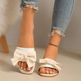 thumbnail image 3 of Viluyesy Slippers for Women Comfortable Flat Bottom Non-Slip Footwear for Women Beige Size 38, 3 of 10