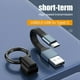 thumbnail image 4 of Mini 3A USB Tipo-C Cable de Datos de Carga Rápida Portátil QC 3.0 USB Tipo C Cable Corto para Dispositivos USB Tipo C,A, 4 of 10