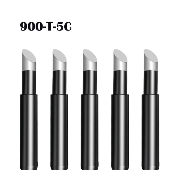 MYG 900M-T Copper Replacement Bevel Style Iron Tip 936 Black Quantity Color Copper Replacement Bevel Style Iron Tip 900M-T