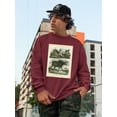 thumbnail image 2 of Deer And Moose Sweatshirt Men -Sydenham Edwards Designs, Male x-Large, 2 of 4