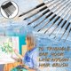 thumbnail image 2 of Kit de artista: pinceles acrílicos, pinceles para pintura al óleo, planos y con punta, 10 pinceles para acuarela y material de papelería, 2 of 8