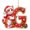 Letter - G, variant on Cat Christmas Ornaments, Personalized Letter Ornaments for Christmas Tree, Initial Ornament, Letter Ornament for DIY Hanging Xmas Decor, Gift for Family Friends,H