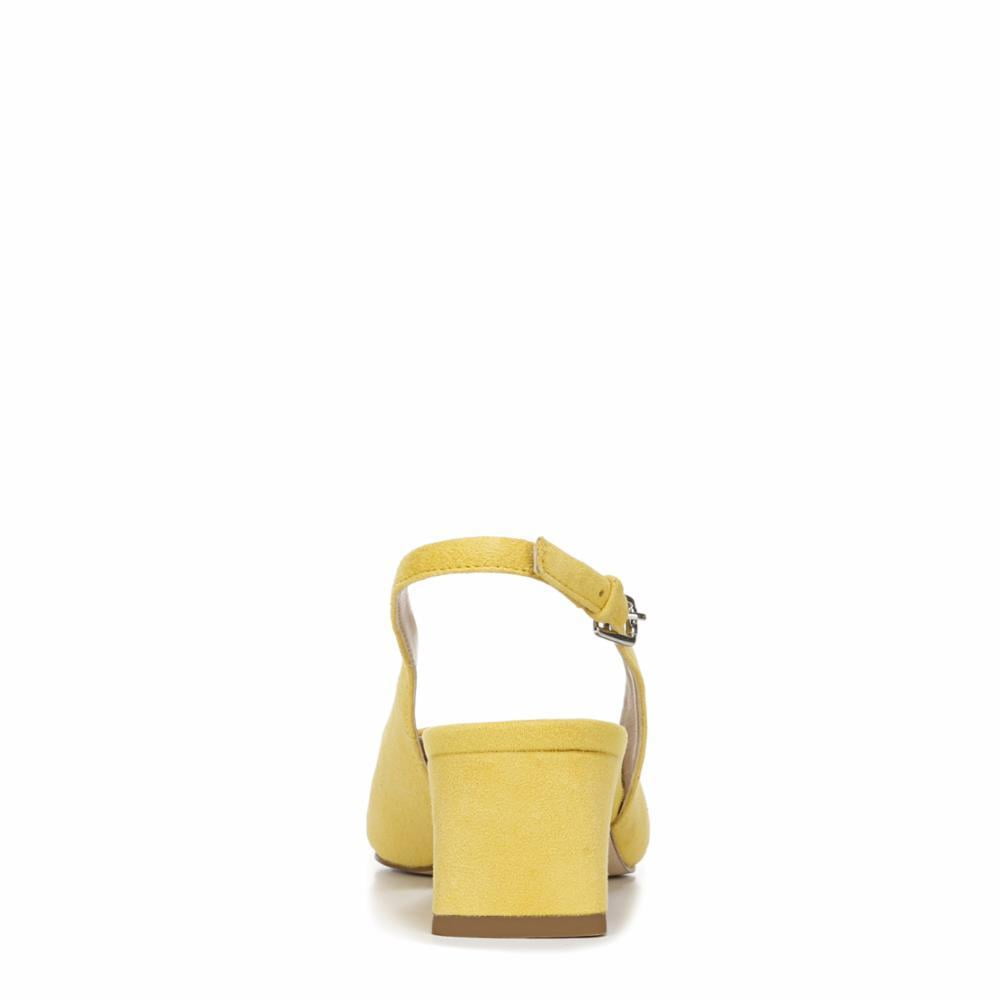franco sarto yellow shoes