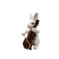 thumbnail image 1 of MKHSQHDG Sales Today Clearance Little Rabbit Playing The Violin Interior Space Resin A Start to Conversations and A Delightful Addition to Any Home Or ., 1 of 6