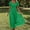 Green, variant on IUYRTFE Women's Square Neck Smocked Midi Dress Short Puff Sleeve Tiered Ruffle Summer Casual A Line Dress