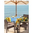 thumbnail image 3 of Outdoor Tablecloths with Umbrella Hole & Zipper, Sunflowers 54x54 Inch Square Tablecloths, Yellow Summer Botanical Elegant Flowers Waterproof Table Cloth, Patio/Pool/Picnic Table Covers, 3 of 8