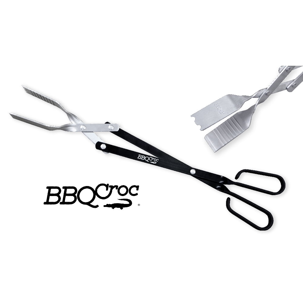 BBQ Croc Tongs, 21" Grill Tongs that Grab, Flip, and Clean Walmart