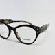 thumbnail image 2 of MIU MIU LOGOMANIA CRYSTAL 02R Black Sand Havana 52mm Eyeglasses Frame MU02RV, 2 of 6