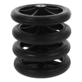 thumbnail image 1 of Minkissy Roue de Rechange pour Fauteuil Roulant Noir PVC Capacité de Charge 4 Pcs, 1 of 6