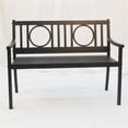 thumbnail image 1 of Carolina Classics Gramercy Outdoor Metal Bench in Black, 1 of 6