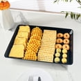thumbnail image 7 of Serving Tray Platter  4 Food For Veggie Fruit Snack Dessert Cookie Cheese Trays Party Supplies Display Plastic Platters Large Bpa Free, 7 of 7