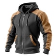 thumbnail image 2 of Ceisia Men's Regular-Fit Hooded Full-Zip Color-Blocked Quilted Hoodie Multi-Style Gift, 2 of 8