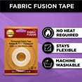 thumbnail image 4 of Aleene’s Fabric Fusion Permanent Fabric Tape, 5/8" x 20 ft – No-Sew Hemming Tape for Cotton, Silk & Nylon, 4 of 4