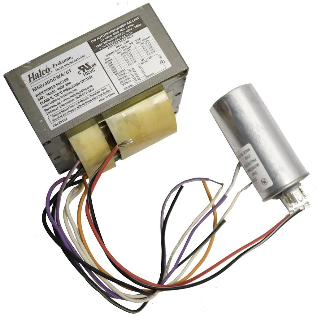 ignitor and bulb 100 watt hid metal halide ballast w cap 