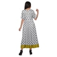 thumbnail image 3 of Moomaya Kurti Longue Imprimée Tenue d'Été Tunique Ligne A pour Femmes, 3 of 5