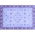 thumbnail image 1 of Ahgly Company Indoor Rectangle Abstract Blue Modern Area Rugs, 5' x 7', 1 of 4