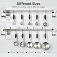 thumbnail image 3 of U-Taste 18/8 Stainless Steel Measuring Cups and Spoons Set: 10-Piece Metal Stacking Measure Set for Baking Cooking with Strengthened Welds (Black), 3 of 11