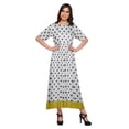 thumbnail image 1 of Moomaya Kurti Longue Imprimée Tenue d'Été Tunique Ligne A pour Femmes, 1 of 5