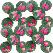 BESTSKY 20Pcs Rabbit Chew Toys,Sun-Dried Rabbit Toys,Multiple Grass Ingredients Guinea Pig Toys for a Tasty Treat,Peony