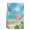 Sky Blue, variant on Pink Flamingos Kitchen Towels Set of 3, Summer Tropical Flowers Cactus Wooden Absorbent Dish Towels for Kitchen, Microfiber Hand Towel, Quick Drying Tea Towel for Cleaning Decorative Dishcloths