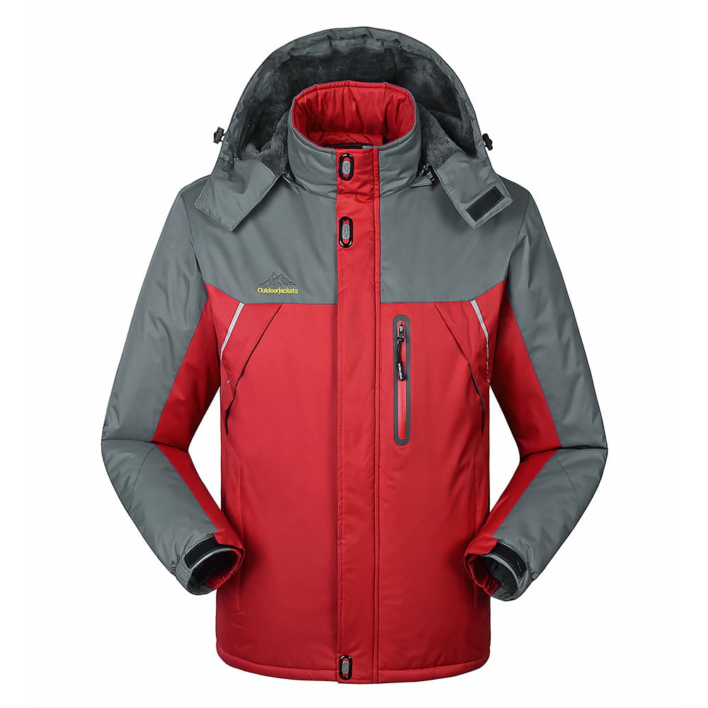 Warm Hiking Ski Camping Water,Windproof Fleece Liner Winter Coat Jacket Med 