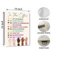 thumbnail image 2 of In This Office We Are A Team Inspirational Canvas Decor Teamwork Wall Art For Office Positive Modern Poster Print Ready To Hang Framed, 2 of 8