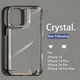 thumbnail image 2 of Lujosa funda transparente a prueba de golpes para iPhone, carcasa acrílica dura de parachoques transparente para modelos 15, 14, 13, 12 Mini, 11 Pro, X, XR, XS Max, 7, 8 Plus, 2 of 4