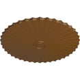 thumbnail image 3 of 47 5/8"OD x 2"P Shakuras Ceiling Medallion (For Canopies up to 6 1/2"), Hand-Painted Smokey Topaz, 3 of 5