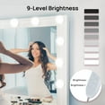thumbnail image 4 of Consciot LED Vanity Lights For Mirror, Hollywood Style Vanity Lights With 10 Dimmable Bulbs, Adjustable Color & Brightness, USB Cable, Mirror Lights Stick on for Makeup Table Dressing Room, White, 4 of 7