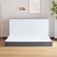 thumbnail image 3 of GELBIY Small Twin Folding Mattress, 4 Inch Tri Fold Memory Foam Mattress with Washable Cover, Foldable Mattress Topper with Non Slip Bottom,Supporting and Pressure Relief,  75"X 25"X 4", Gray, 3 of 7