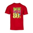 thumbnail image 1 of Mens Generation X Made in the 80's Neon T-Shirt - Red - 3X-Large, 1 of 1